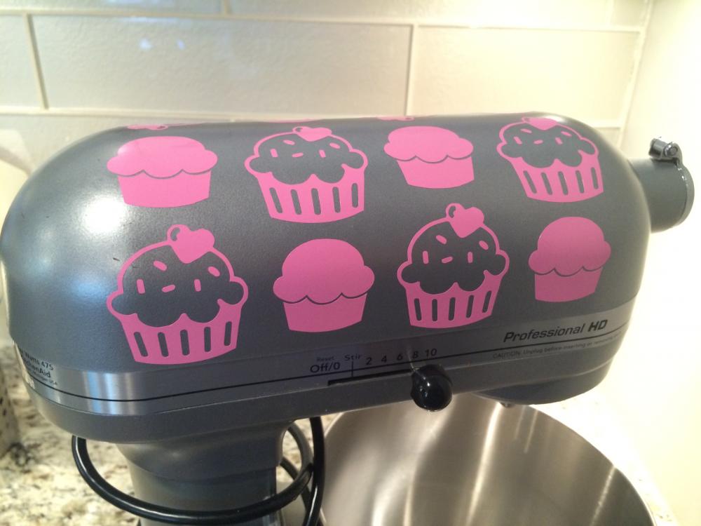 Kitchenaid Cupcakes vinyl decal